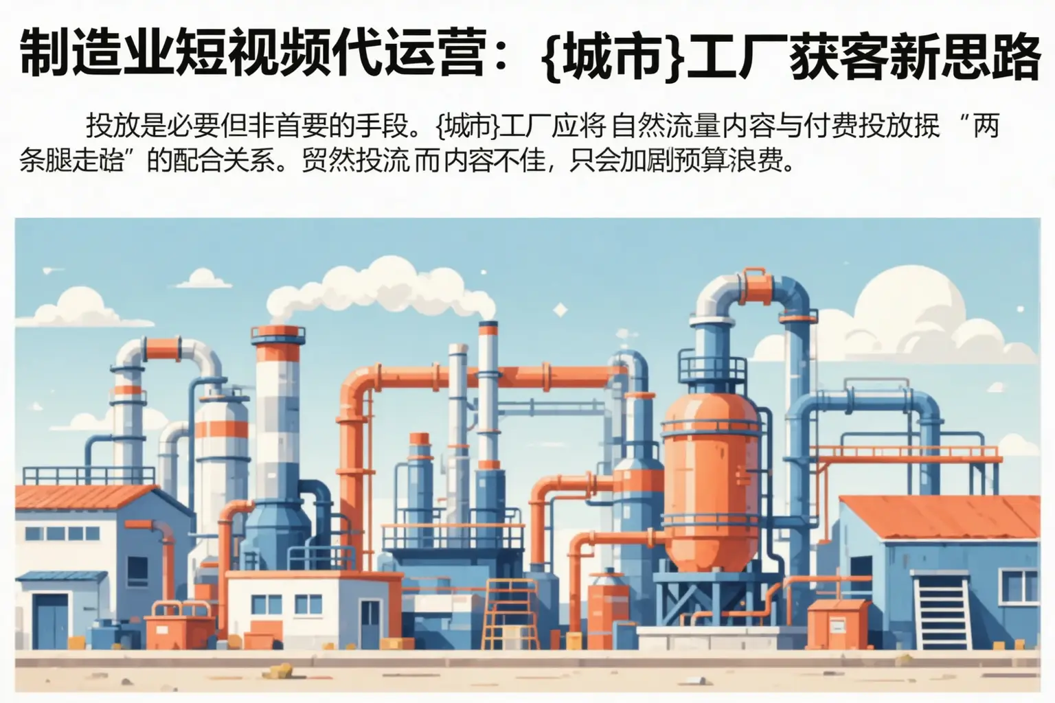 制造业短视频代运营：福绵工厂获客新思路